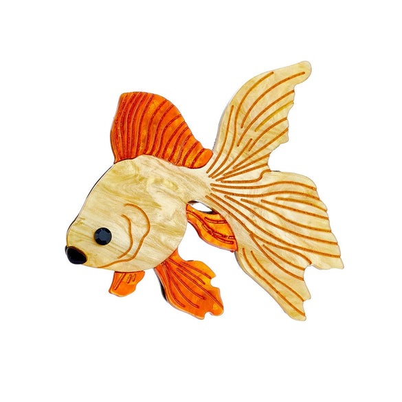 Acrylic Decorative Brooch With Clouds Rainbow Water Drops Sun Simulation Printing For Women