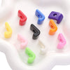 Acrylic Digital English Round Bead Diy Handmade Bracelet And Mobile Phone Chain Decoration Material