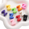 Acrylic Digital English Round Bead Diy Handmade Bracelet And Mobile Phone Chain Decoration Material