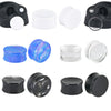 Acrylic Ear Expander With Geometric Style And Smoke Pattern