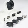 Acrylic Ear Expander With Geometric Style And Smoke Pattern