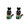 Acrylic Earrings With Cat Pumpkin Snowflake Animals Pattern And Electroplating For Women