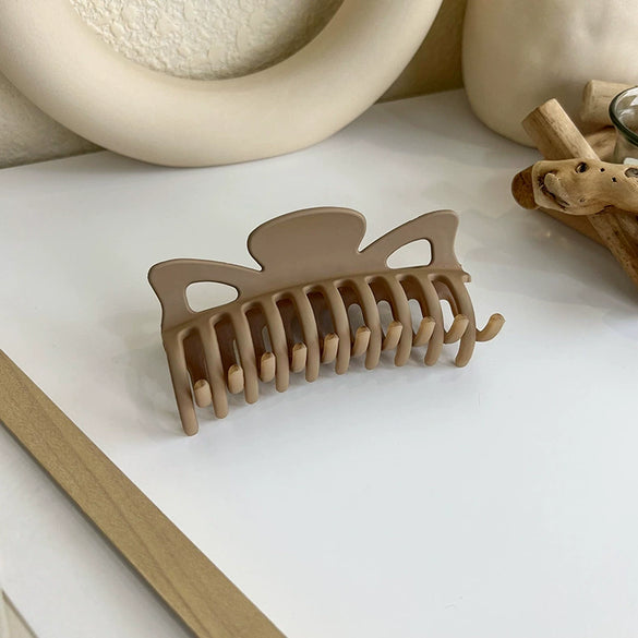 Acrylic Fashion Geometric Baking Paint Hair Clip For Unisex