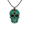 Acrylic Fashion Skeleton Skull Necklace  (Green) Nhyl0266-Green