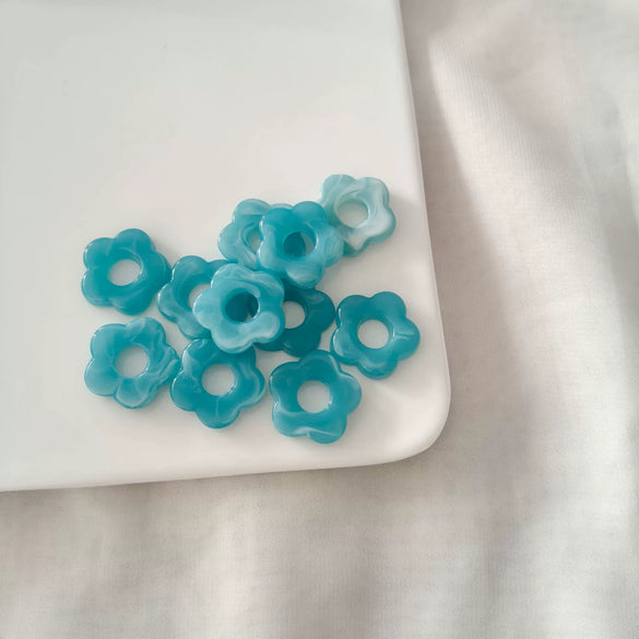 Acrylic Five Petal Flower Halo Jewelry Materials For Diy Handmade Earrings And Hair Accessories
