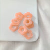 Acrylic Five Petal Flower Halo Jewelry Materials For Diy Handmade Earrings And Hair Accessories