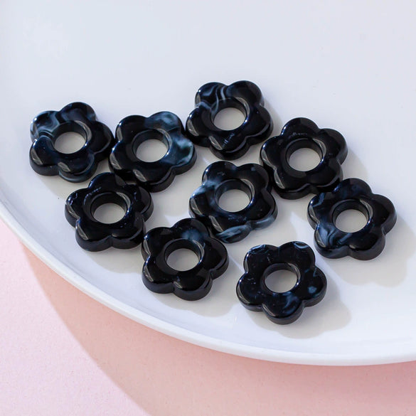 Acrylic Five Petal Flower Halo Jewelry Materials For Diy Handmade Earrings And Hair Accessories