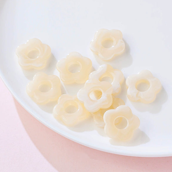Acrylic Five Petal Flower Halo Jewelry Materials For Diy Handmade Earrings And Hair Accessories