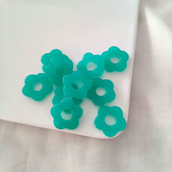 Acrylic Five Petal Flower Halo Jewelry Materials For Diy Handmade Earrings And Hair Accessories