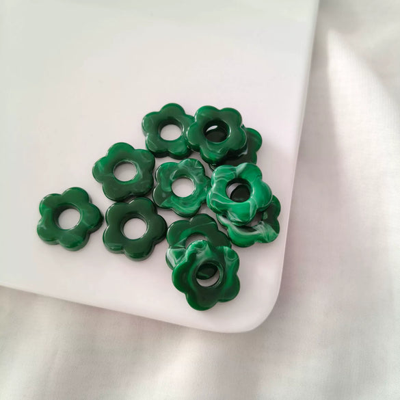 Acrylic Five Petal Flower Halo Jewelry Materials For Diy Handmade Earrings And Hair Accessories