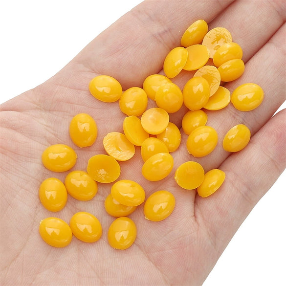 Acrylic Flat Oval Doll Eye Accessories For Handmade Plush Toys With Animal Style