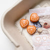 Acrylic Fruit Series Love Beads Mobile Phone Chain Jewelry Accessories With Line Pattern
