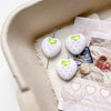 Acrylic Fruit Series Love Beads Mobile Phone Chain Jewelry Accessories With Line Pattern