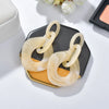 Streetwear Geometric Arylic No Inlaid Earrings