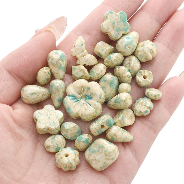 Acrylic Geometric Handmade Beads Necklace Pendant Accessories