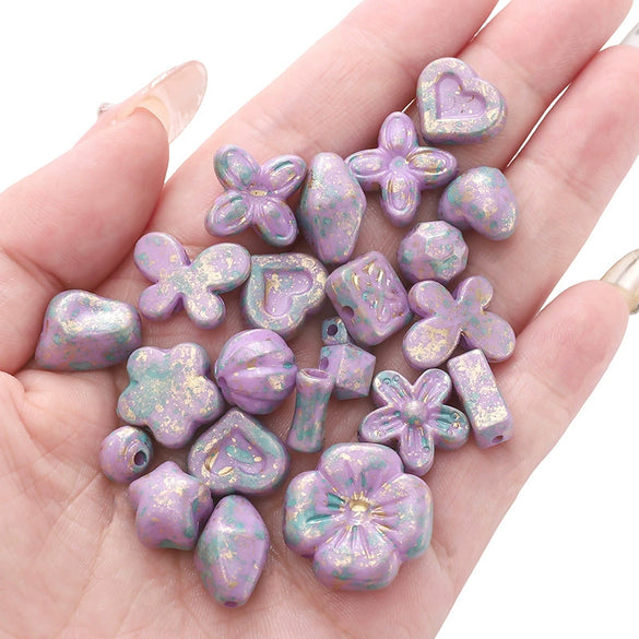 Acrylic Geometric Handmade Beads Necklace Pendant Accessories