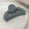 Acrylic Geometric Heart Women's Baking Paint Hair Clip