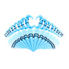 Acrylic Geometric Polishing Hip Hop Ear Horn Set Jewelry