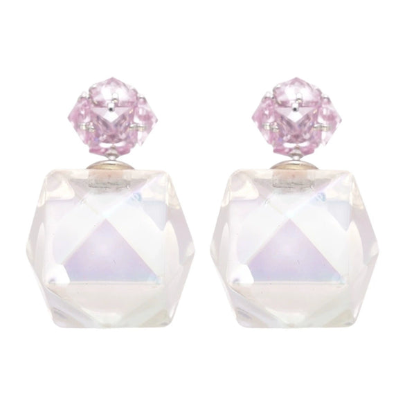 Acrylic Geometric Style Electroplated Women's Earrings