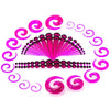 Acrylic Geometric Style Injection Molding Earring Set