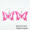 Acrylic Handmade Animal Style Earrings With Cartoon Character Geometric Zodiac Patterns