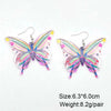 Acrylic Handmade Animal Style Earrings With Cartoon Character Geometric Zodiac Patterns