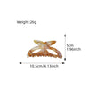 Acrylic Handmade Butterfly Hollow Hair Grab Clip For Women Small Fresh Style