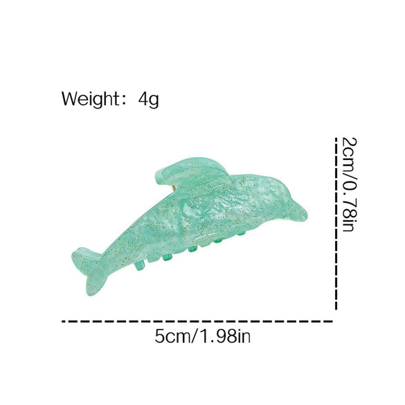 Acrylic Handmade Dolphin Hairpin For Women Lovely Style