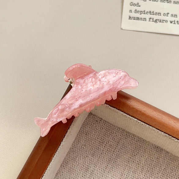 Acrylic Handmade Dolphin Hairpin For Women Lovely Style