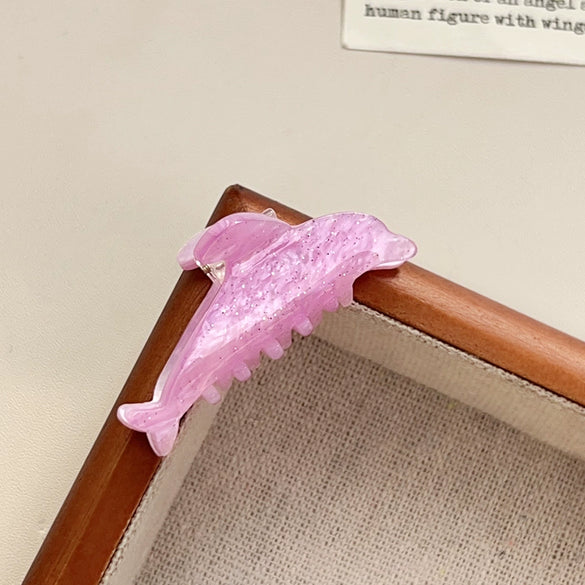 Acrylic Handmade Dolphin Hairpin For Women Lovely Style