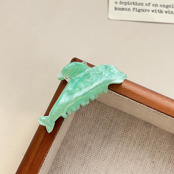 Acrylic Handmade Dolphin Hairpin For Women Lovely Style