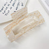 Acrylic Handmade Geometric Floating Flowers Hair Grab Clip For Women