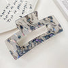 Acrylic Handmade Geometric Floating Flowers Hair Grab Clip For Women