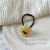 Acrylic Handmade Hair Accessories With Ink Pattern High Elasticity And Flower Design
