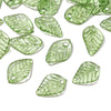 Acrylic Handmade Jewelry Accessories Tree Leaves Shaped Beaded Necklace Bracelet Earrings Loose Beads