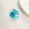 Acrylic Handmade Small Grab Hair Clip Natural Style Blocks Design