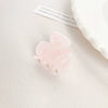 Acrylic Handmade Small Grab Hair Clip Natural Style Blocks Design
