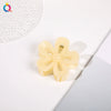 Acrylic Handmade Square Hair Grip Ball Head Shark Clip Women's Hair Accessories