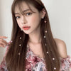 Acrylic Handmade Women's Small Flash Diamond Invisible Flower Braided Hair Plate Hair Bangs Ponytail Bb Clip