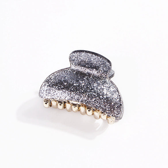 Acrylic Handmade Women's Solid Color Hair Clip