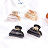 Acrylic Handmade Women's Solid Color Hair Clip