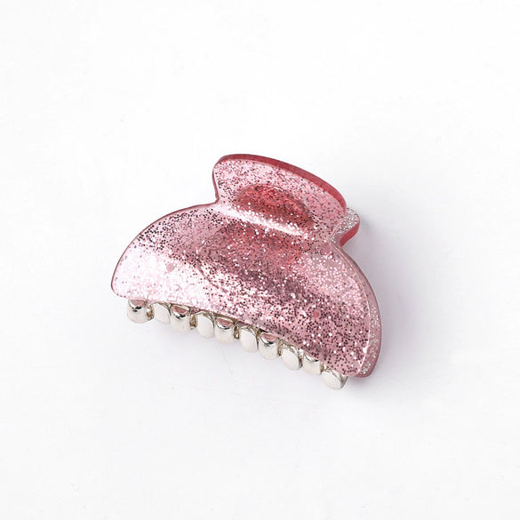 Acrylic Handmade Women's Solid Color Hair Clip