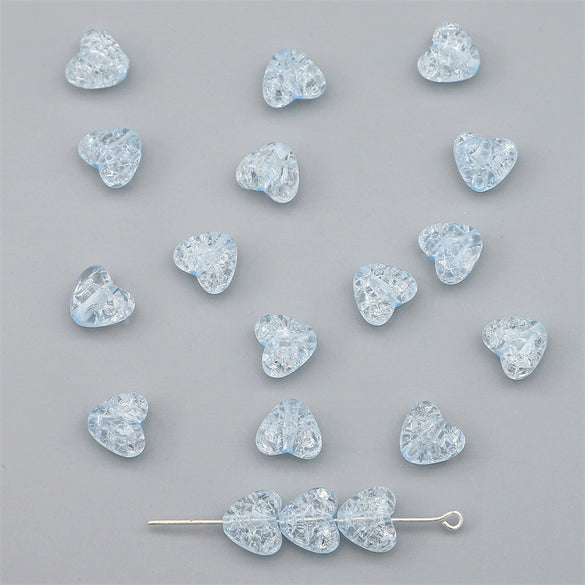 Acrylic Heart Shaped Beads For Handmade Jewelry Bracelet Earrings Accessories