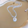 Acrylic Heart Shaped Love Necklace