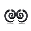 Acrylic Hiphop Earrings With Love Water Drops Bells Heart Pattern And Polishing Treatment