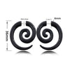 Acrylic Hiphop Earrings With Love Water Drops Bells Heart Pattern And Polishing Treatment