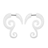 Acrylic Hiphop Earrings With Love Water Drops Bells Heart Pattern And Polishing Treatment