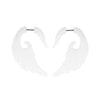 Acrylic Hiphop Earrings With Love Water Drops Bells Heart Pattern And Polishing Treatment