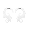 Acrylic Hiphop Earrings With Love Water Drops Bells Heart Pattern And Polishing Treatment