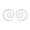 Acrylic Hiphop Earrings With Love Water Drops Bells Heart Pattern And Polishing Treatment
